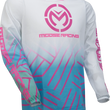 Load image into Gallery viewer, Moose Offroad Sahara Jersey - Pink/Blue/White - Small 29107955 - Main Product View