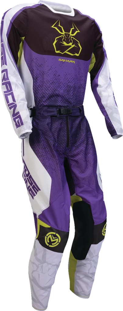 Moose Offroad Sahara Jersey - Purple/Hi-Viz - Small 2910-8346 - Side View