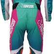 Load image into Gallery viewer, Moose Offroad Sahara Jersey - Teal/Orange/Pink - Large 2910-8341 - Back View