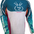 Load image into Gallery viewer, Moose Offroad Sahara Jersey - Teal/Orange/Pink - XS 2910-8338 - Main Product View