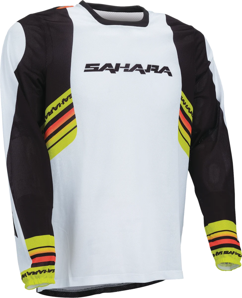 Moose Offroad Sahara Jersey - White/Black - Medium 2910-8774 - Main Product View