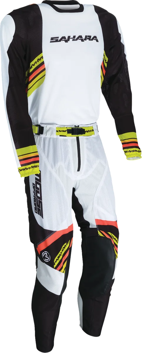 Moose Offroad Sahara Jersey - White/Black - Medium 2910-8774 - Side View