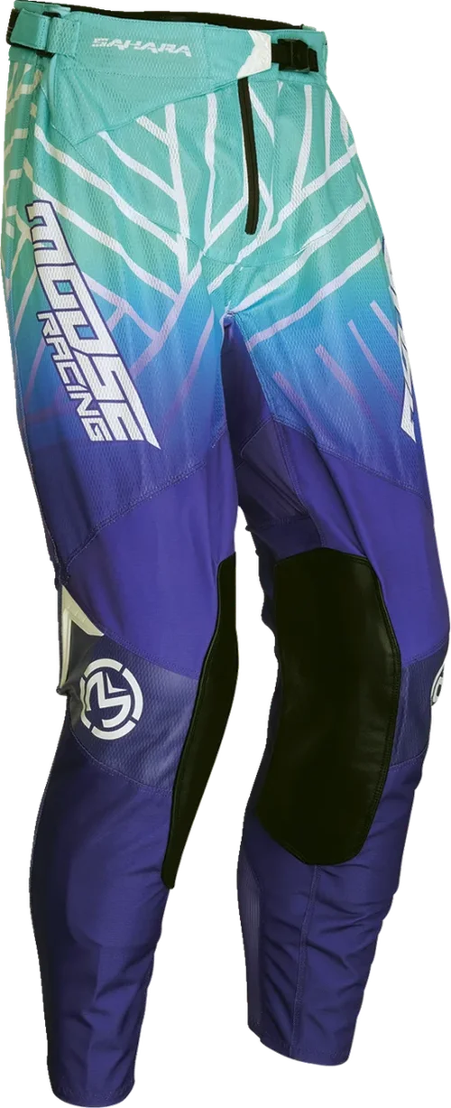 Moose Offroad Sahara Pants - Blue - 28 2901-11436 - Side View