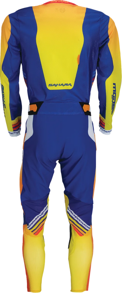 Moose Offroad Sahara Pants - Blue/Orange - US 36 2901-12908 - Back View