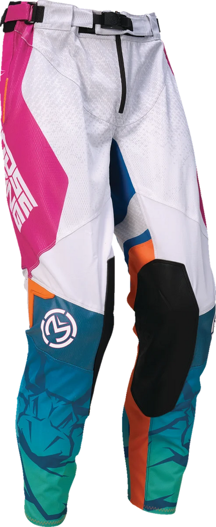 Moose Offroad Sahara Pants - Teal/Orange/Pink - US 40 2901-12078 - Main Product View