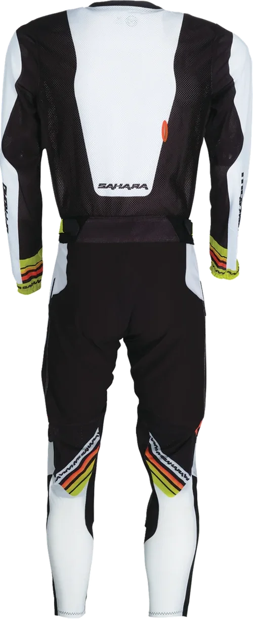 Moose Offroad Sahara Pants - White/Black - US 30 2901-12894 - Back View