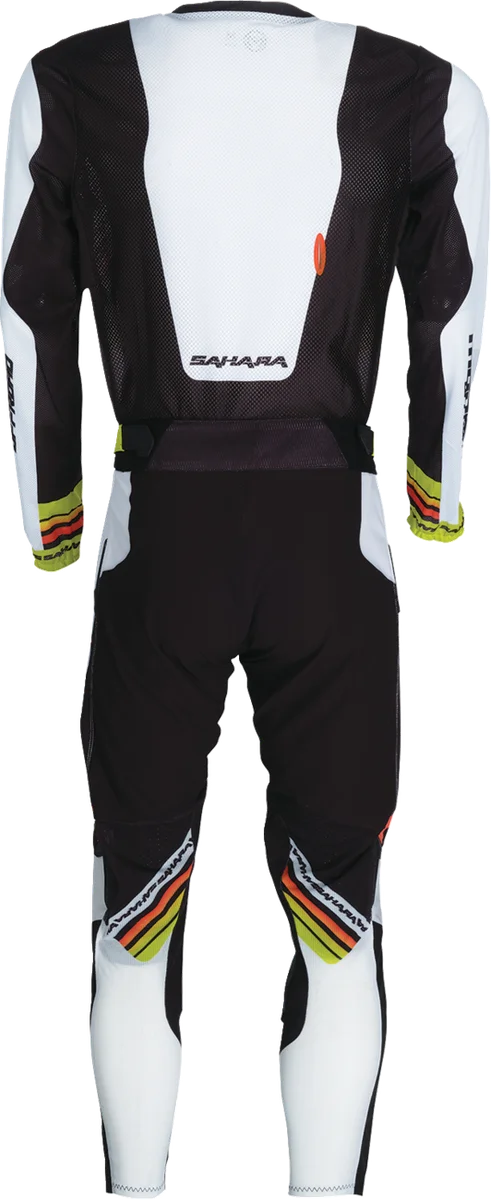 Moose Offroad Sahara Pants - White/Black - US 34 2901-12896 - Back View