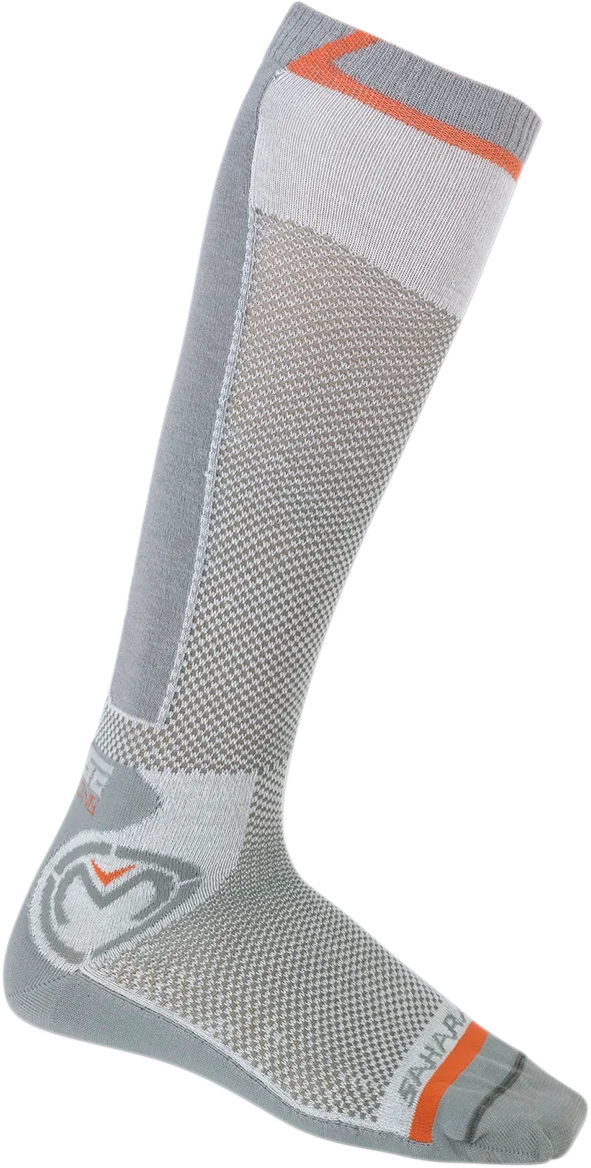 Moose Offroad Sahara Socks - Red/White/Blue - Small/Medium 3431-0601 - Side View