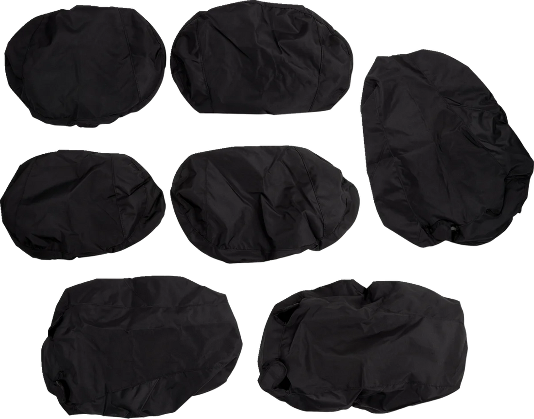 Moose Offroad Seat Cover - Black - PIOT6BS-11 fits Pioneer 1000-6 - Side View