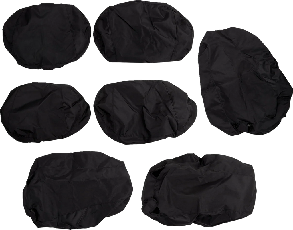 Moose Offroad Seat Cover - Black - YWX4BS-11 fits Wolverine X4 - Side View