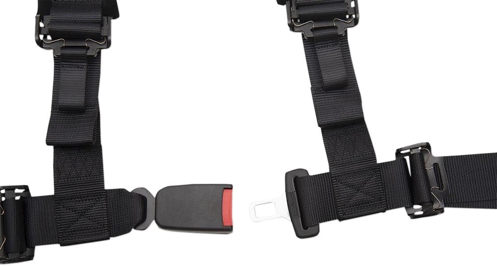 Moose Offroad Seat Harness - 4 Point - 2x2 - Black 100-4402-PU - Side View