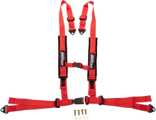Load image into Gallery viewer, Moose Offroad Seat Harness - 4 Point - 2x2 - Red 100-4403-PU - Main Product View