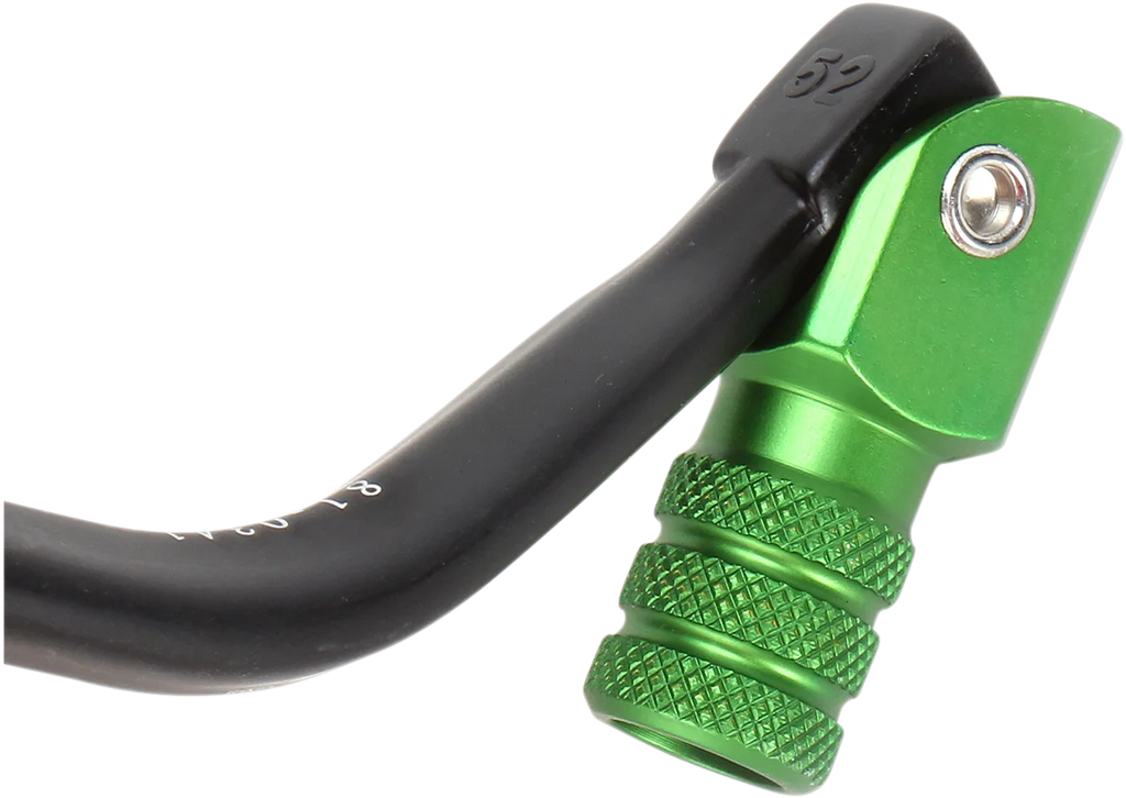 Moose Offroad Shift Lever - Green - 81-0341-02-30 fits Kawasaki - Back View