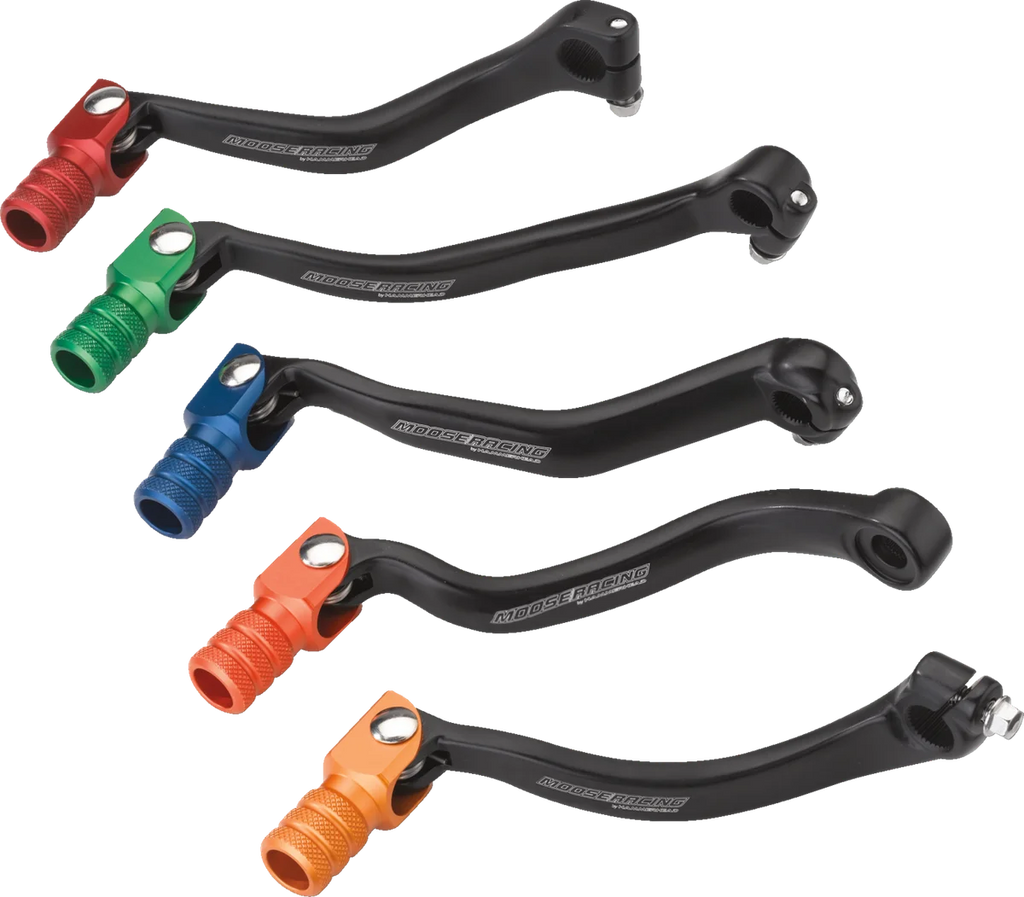 Moose Offroad Shift Lever - Green - 81-0342-02-30 fits Kawasaki - Installation View