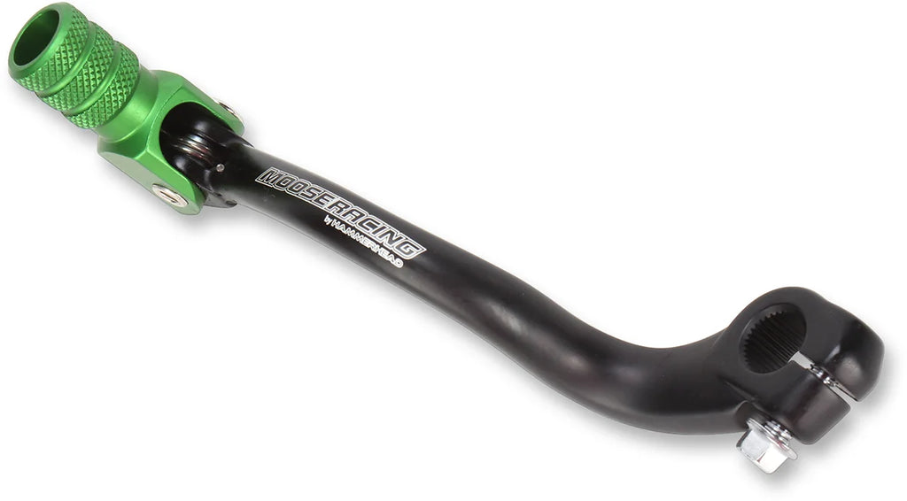 Moose Offroad Shift Lever - Green - 81-0344-02-30 fits Kawasaki - Side View