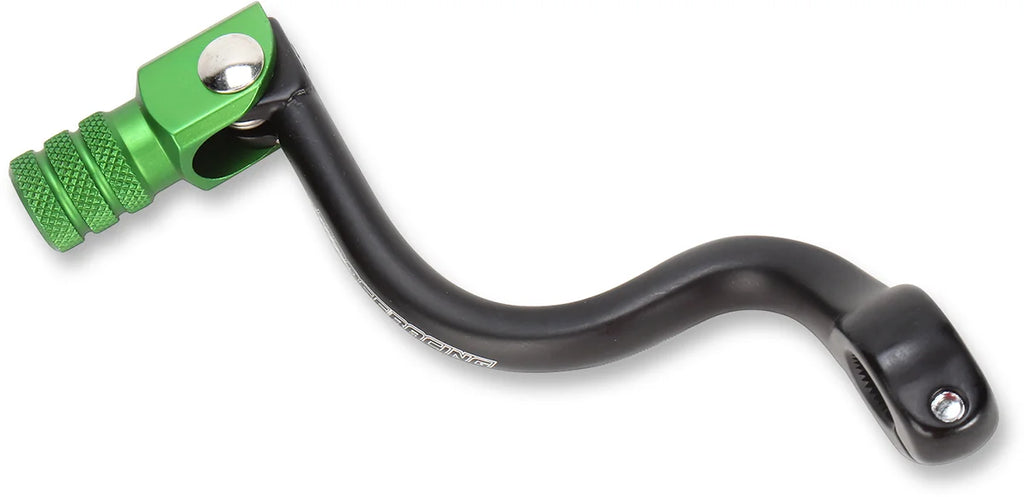 Moose Offroad Shift Lever - Green - 81-0344-02-30 fits Kawasaki - Back View