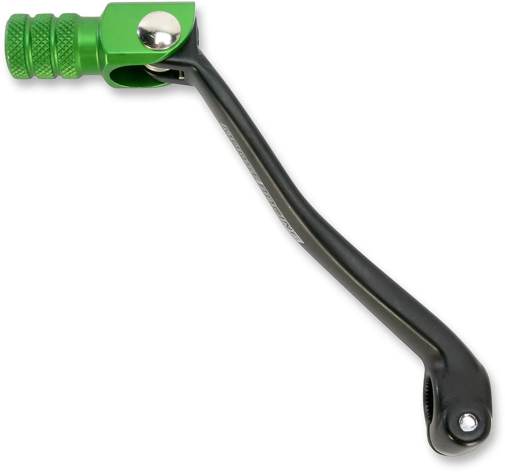 Moose Offroad Shift Lever - Green - 81-0347-02-30 fits Kawasaki - Side View