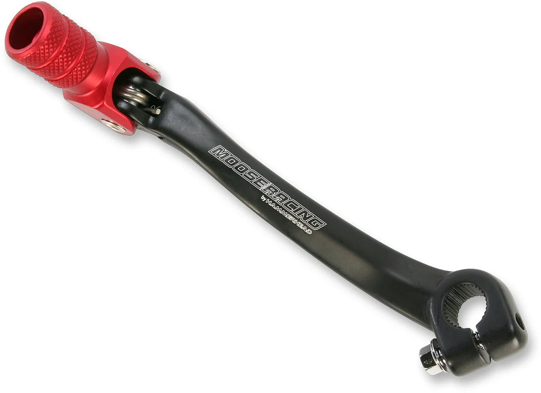 Moose Offroad Shift Lever - Red - 81-0106-02-10 fits Honda - Back View