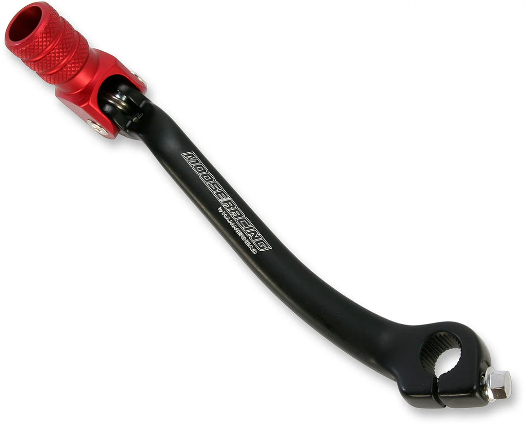 Moose Offroad Shift Lever - Red - 81-0109-02-10 fits Honda - Side View