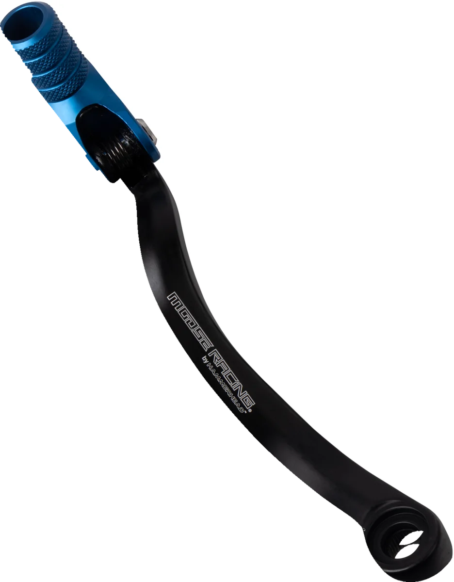 Moose Offroad Shifter Lever - Blue - 20 mm Offset - 81-0763-10-20 fits Husqvarna - Back View