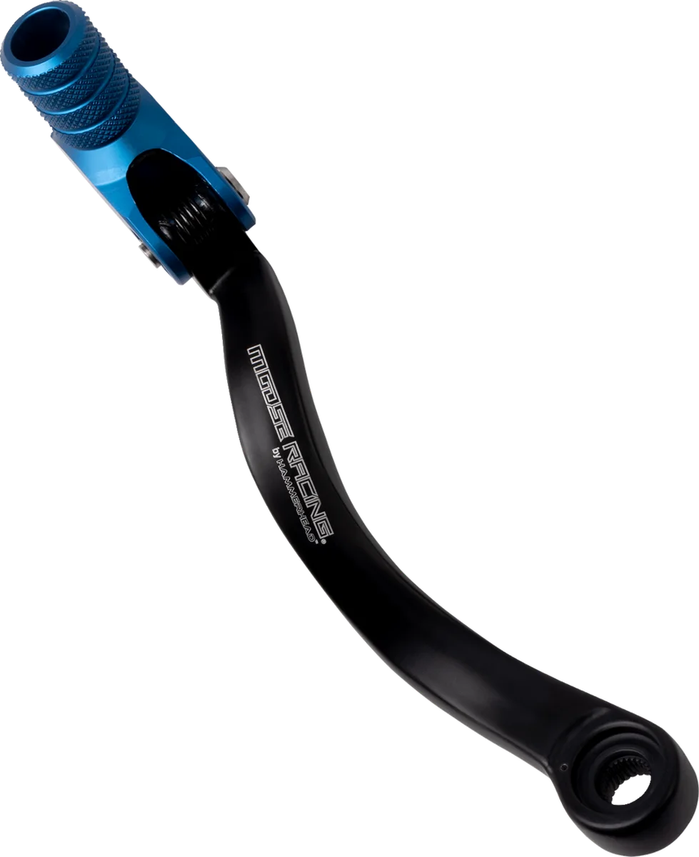 Moose Offroad Shifter Lever - Blue - 20 mm Offset - 81-0764-10-20 fits Husqvarna - Side View