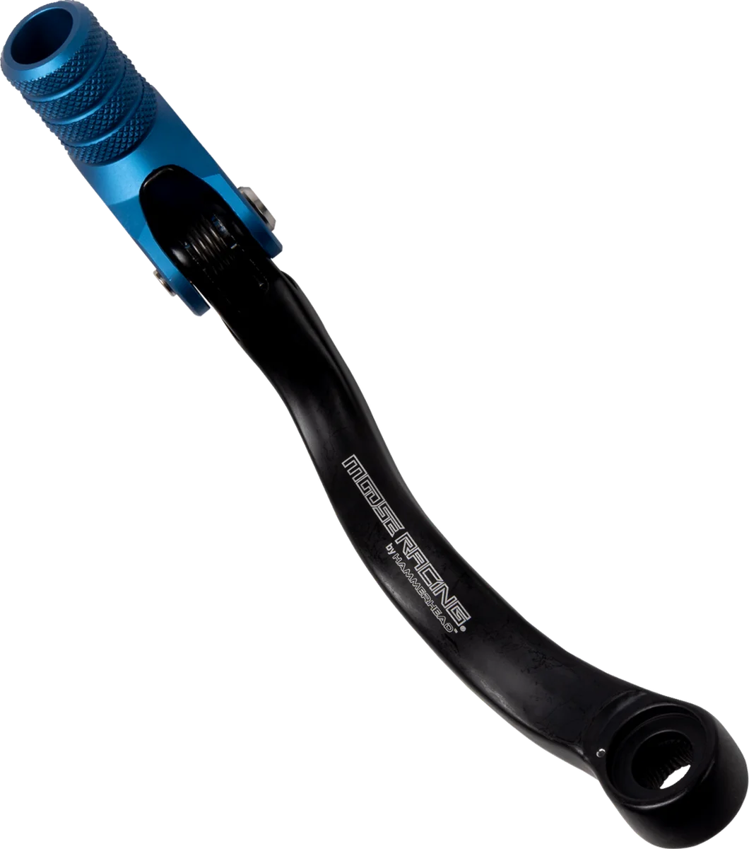 Moose Offroad Shifter Lever - Blue - 20 mm Offset - 81-0765-10-20 fits Husqvarna - Back View