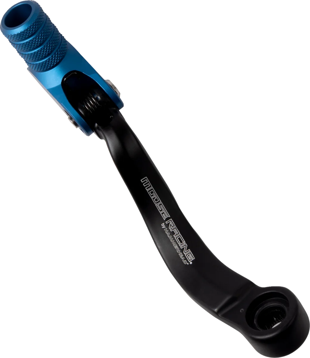 Moose Offroad Shifter Lever - Blue - 20 mm Offset - 81-0769-10-40 fits Husqvarna - Side View