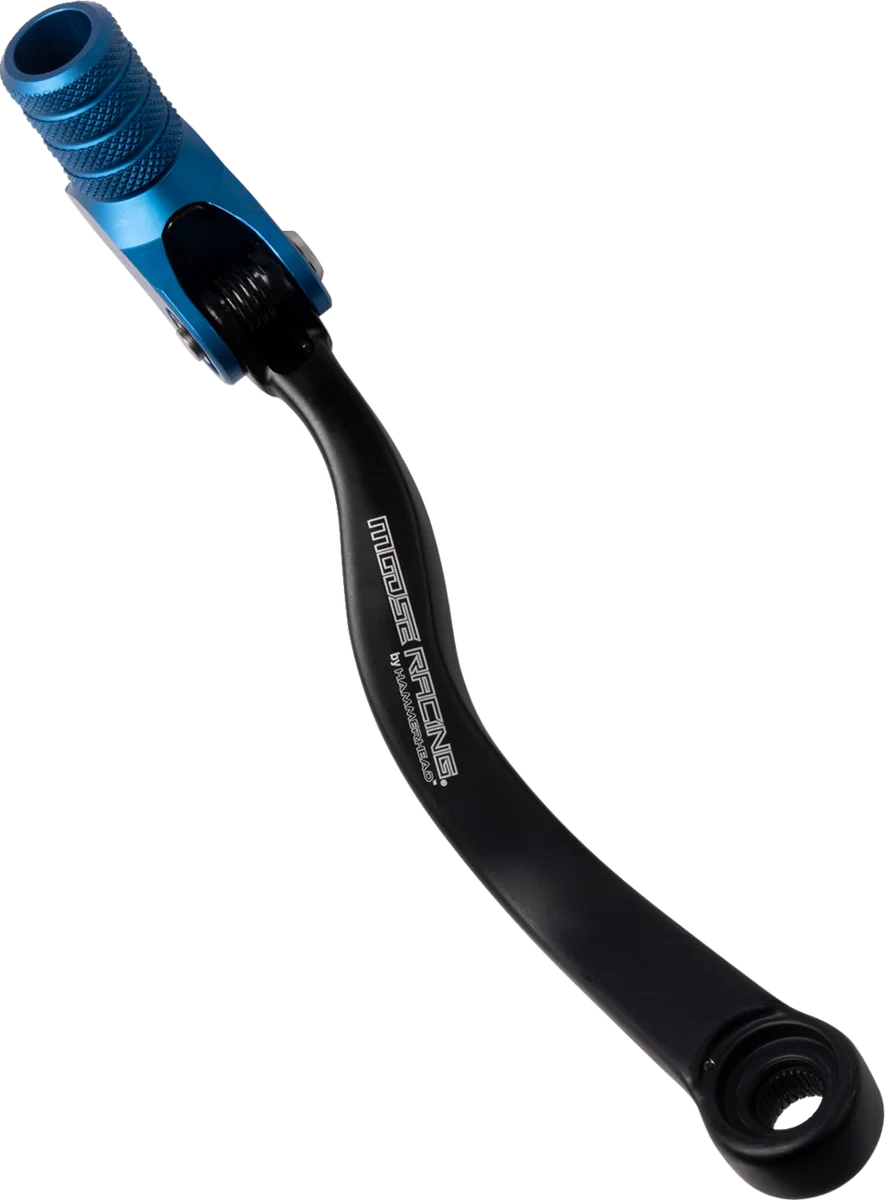 Moose Offroad Shifter Lever - Blue - 20 mm Offset - 81-0771-10-20 fits Husqvarna - Back View