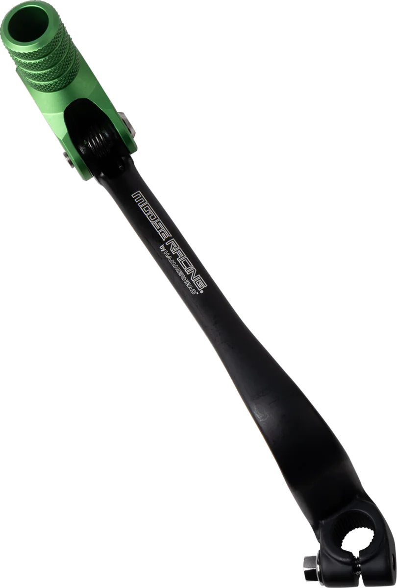 Moose Offroad Shifter Lever - Green - 20 mm Offset 81-0343-10-30 - Side View