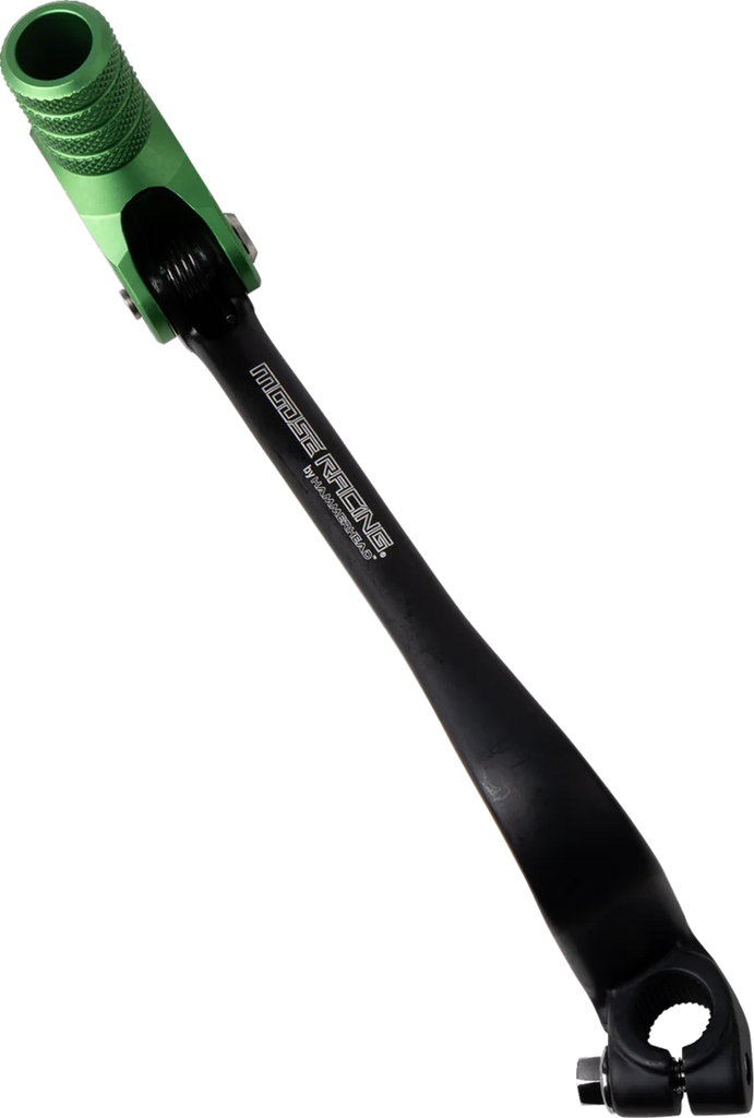 Moose Offroad Shifter Lever - Green - 20 mm Offset 81-0343-10-30 - Side View