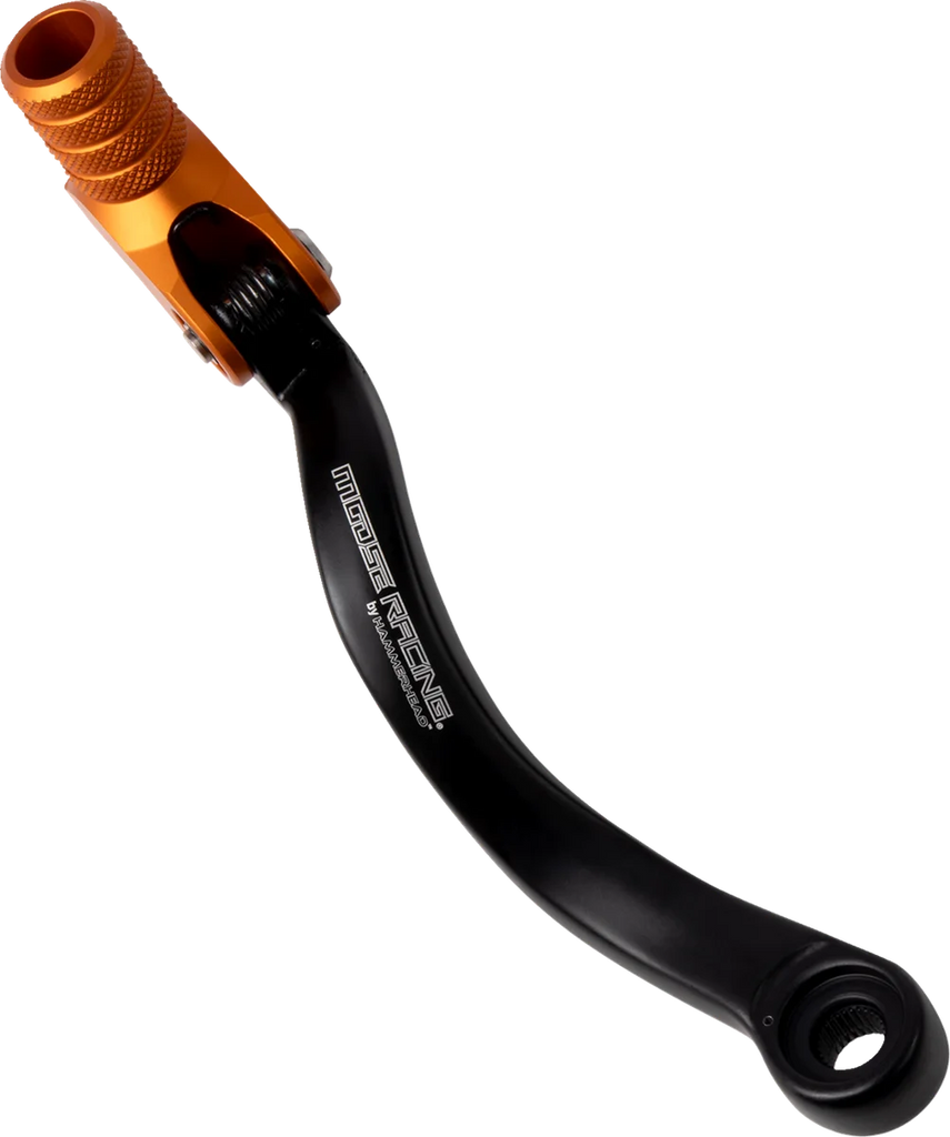 Moose Offroad Shifter Lever - Orange - 20 mm Offset - 81-0564-10-40 fits Ktm - Back View
