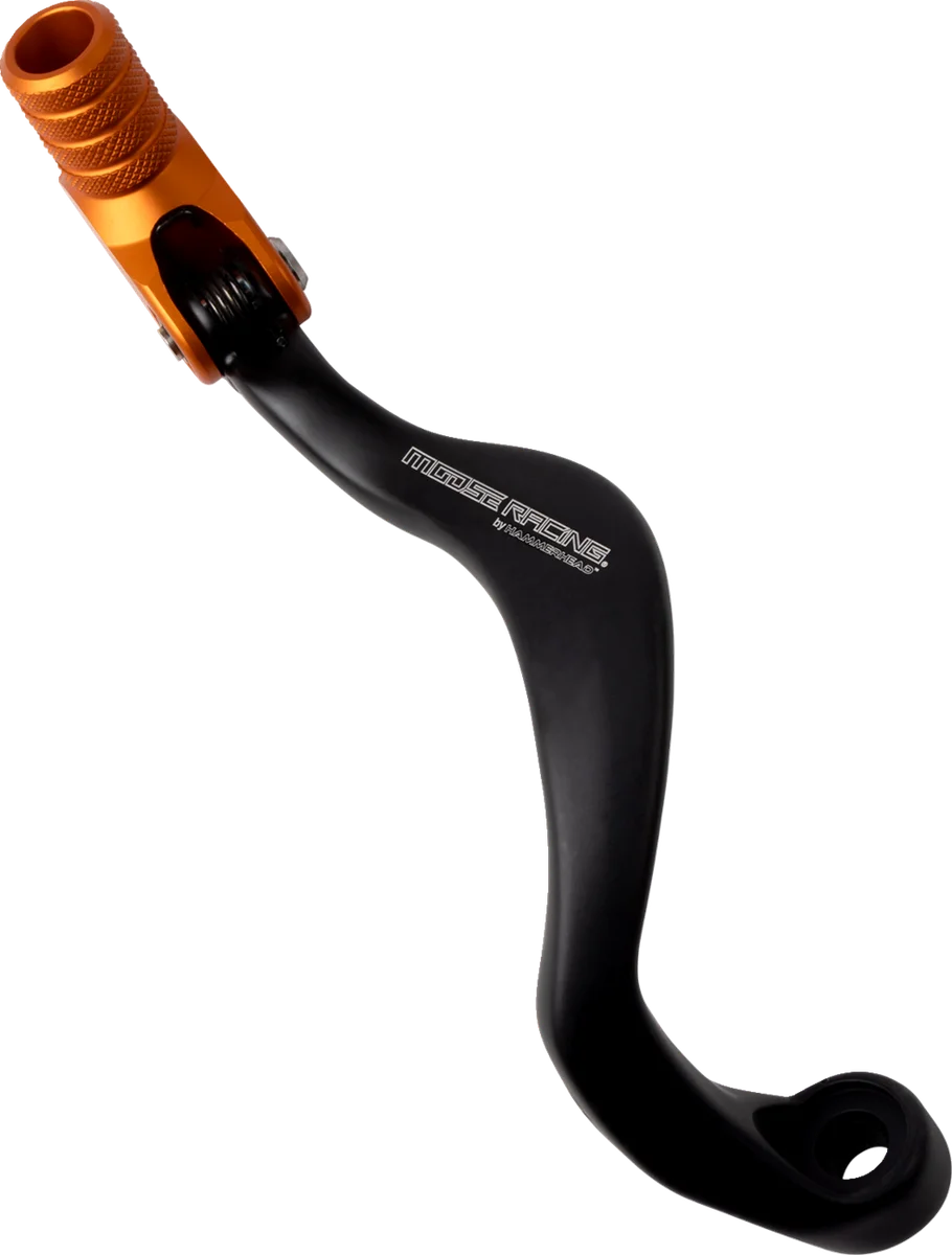 Moose Offroad Shifter Lever - Orange - 20 mm Offset - 81-0567-10-40 fits Ktm - Side View