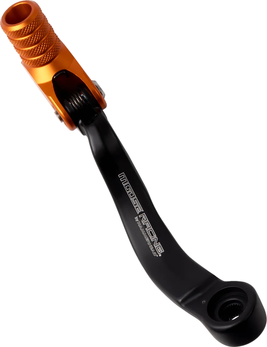 Moose Offroad Shifter Lever - Orange - 20 mm Offset - 81-0569-10-40 fits Ktm - Side View