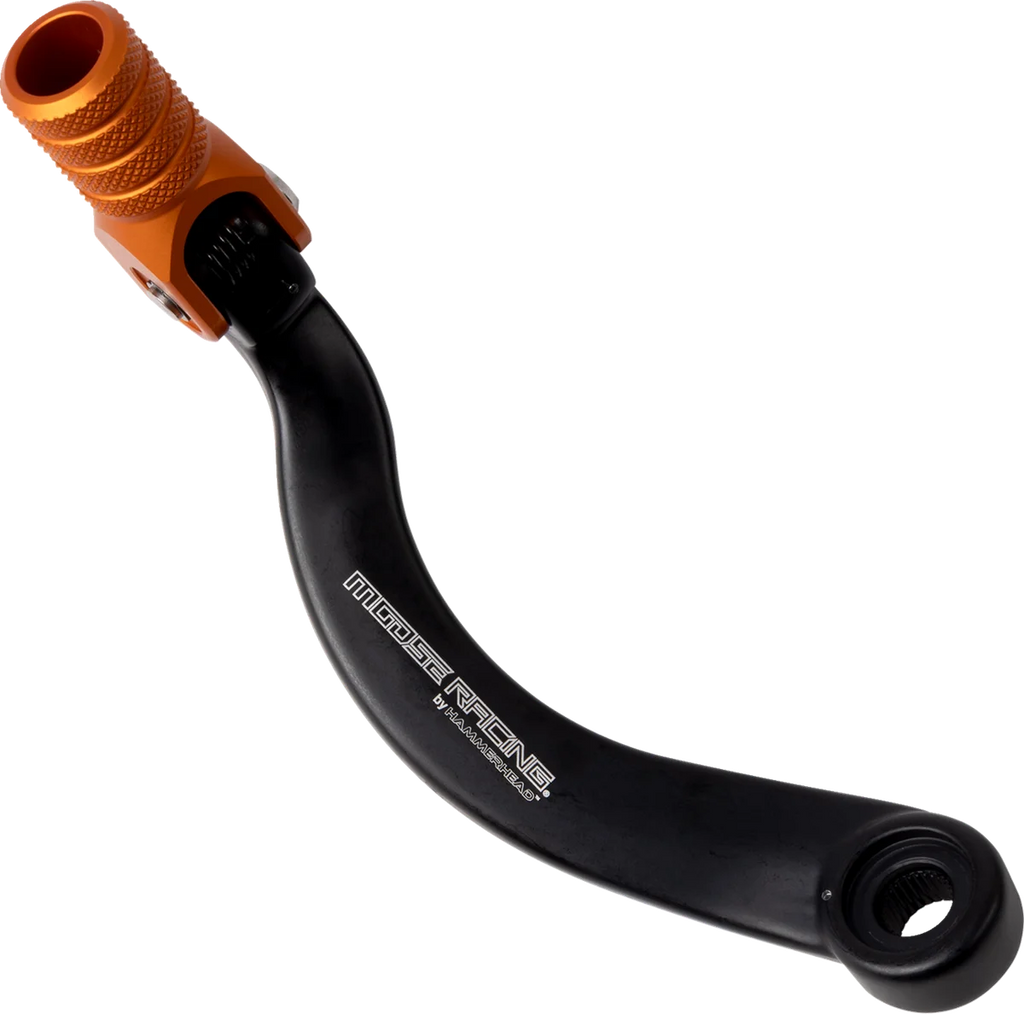 Moose Offroad Shifter Lever - Orange - 81-0566-02-40 fits Ktm - Side View