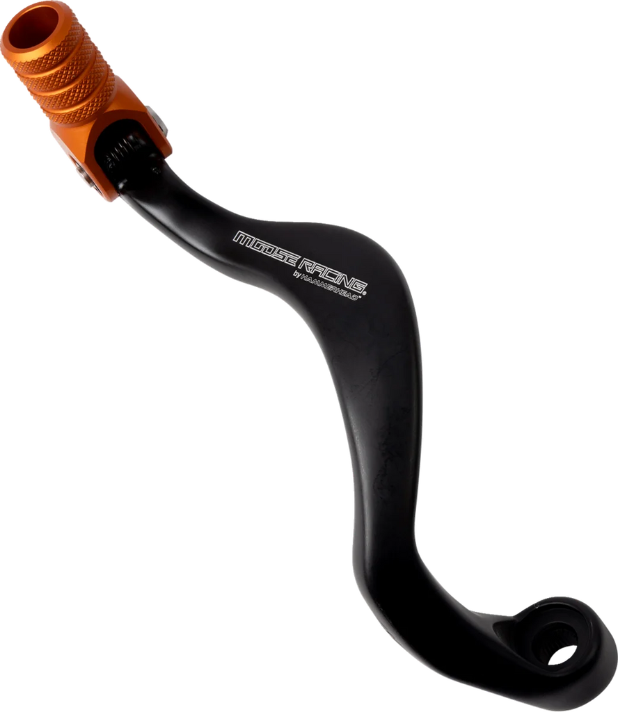Moose Offroad Shifter Lever - Orange - 81-0567-02-40 fits Ktm - Side View