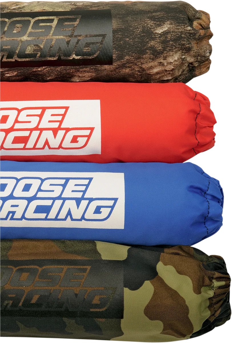 Moose Offroad Shock Cover - 12.5" W x 14.75" L - Red 50-D - Side View
