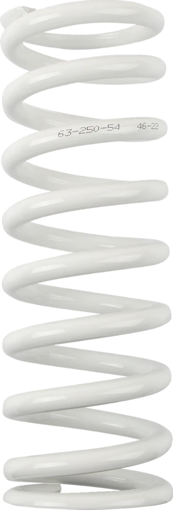 Moose Offroad Shock Spring - 47 mm OD - 25 n/mm - White 1312-0946 - Side View