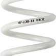 Load image into Gallery viewer, Moose Offroad Shock Spring - 47 mm OD - 35 n/mm - White 1312-0943 - Main Product View