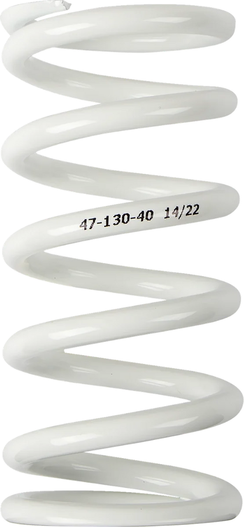 Moose Offroad Shock Spring - 47 mm OD - 40 n/mm - White 1312-0944 - Main Product View