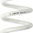 Load image into Gallery viewer, Moose Offroad Shock Spring - 47 mm OD - 45 n/mm - White 1312-0945 - Main Product View