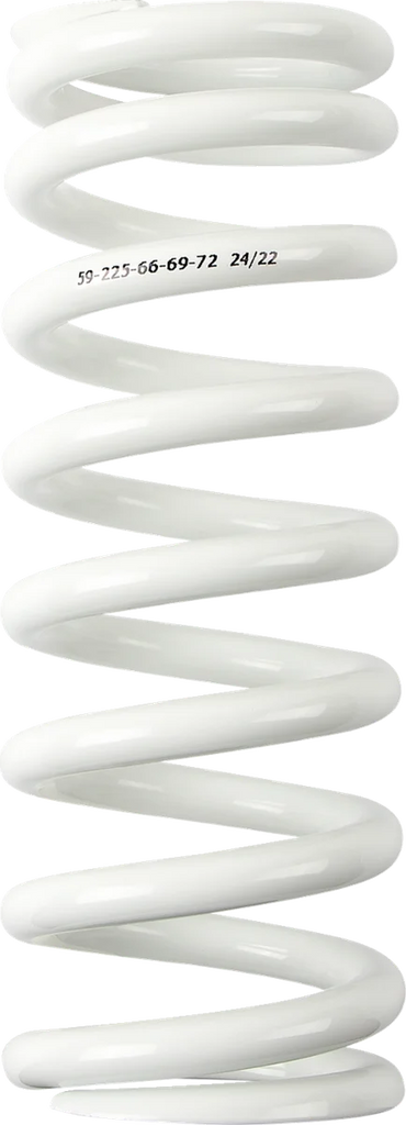Moose Offroad Shock Spring - 59 mm OD - 66/69/72 n/mm - White 1312-1016 - Main Product View