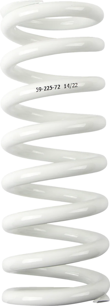 Moose Offroad Shock Spring - 59 mm OD - 72 n/mm - White 1312-1019 - Main Product View