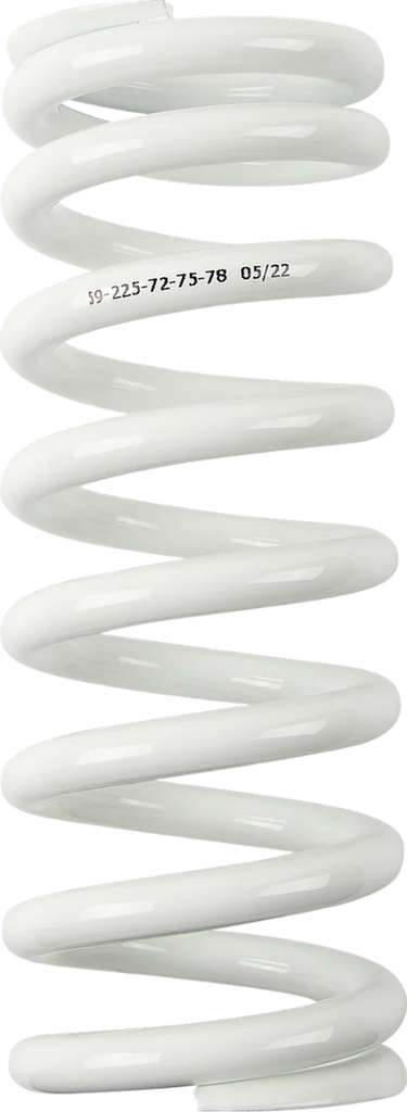 Moose Offroad Shock Spring - 59 mm OD - 72/75/78 n/mm - White 1312-1020 - Main Product View
