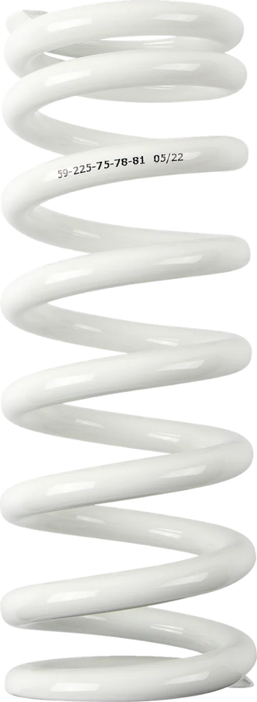 Moose Offroad Shock Spring - 59 mm OD - 75/78/81 n/mm - White 1312-1022 - Main Product View