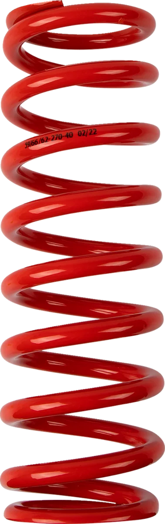 Moose Offroad Shock Spring - 59/62 mm OD - 40 n/mm - Red 1312-0961 - Main Product View