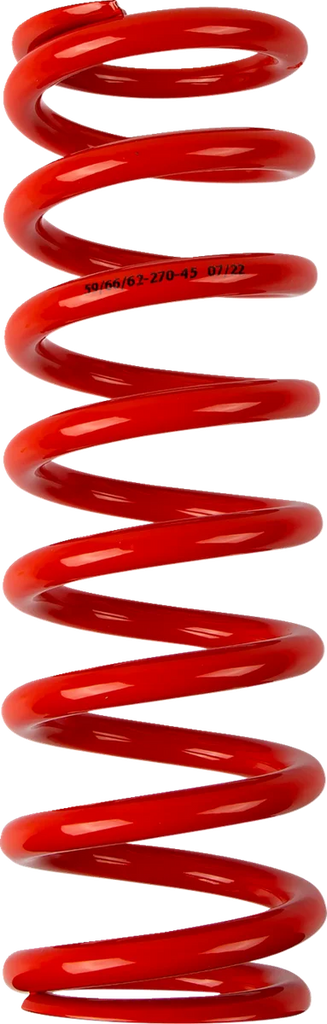 Moose Offroad Shock Spring - 59/62 mm OD - 45 n/mm - Red 1312-0963 - Main Product View