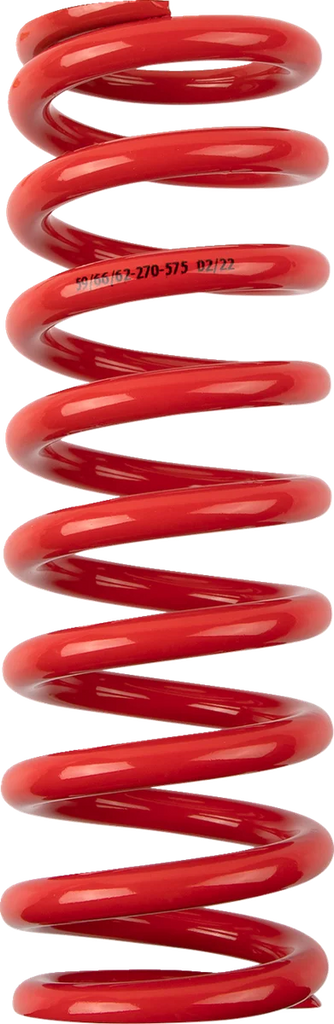 Moose Offroad Shock Spring - 59/62 mm OD - 57.5 n/mm - Red 1312-0968 - Main Product View