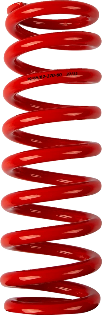 Moose Offroad Shock Spring - 59/62 mm OD - 60 n/mm - Red 1312-0969 - Main Product View