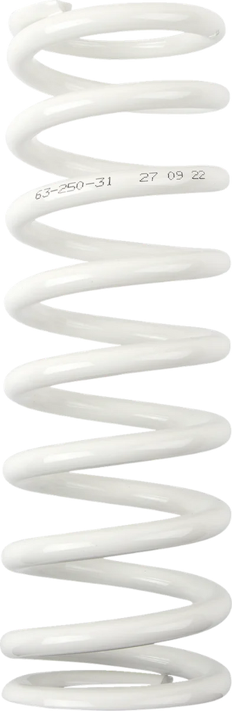 Moose Offroad Shock Spring - 63 mm OD - 31 n/mm - White 1312-1027 - Main Product View