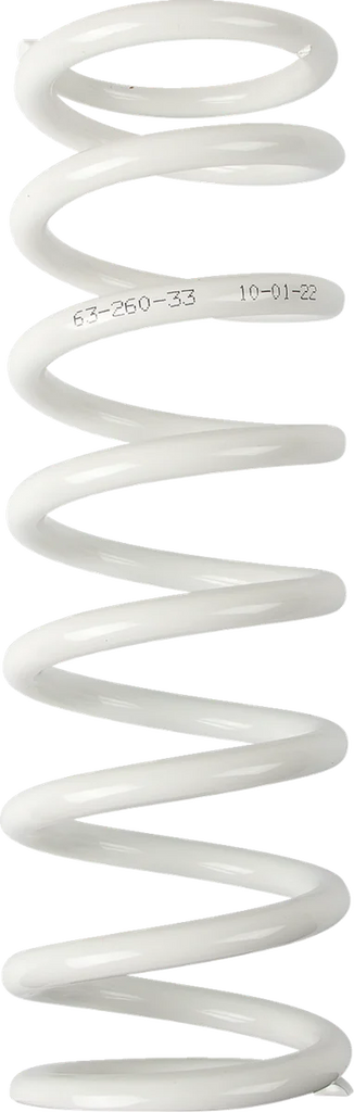 Moose Offroad Shock Spring - 63 mm OD - 33 n/mm - White 1312-0975 - Main Product View